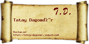 Tatay Dagomér névjegykártya